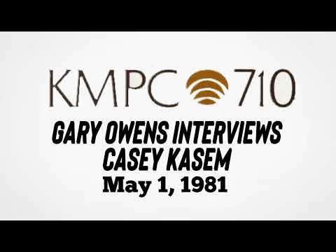 Gary Owens Interviews Casey Kasem on 710 KMPC Los Angeles
