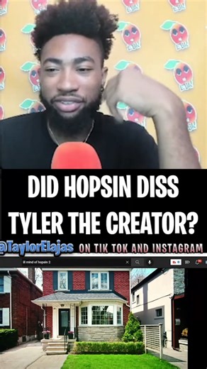 Did Hopsin Diss Tyler the Creator 👀| Full Episode available here: https://youtu.be/wCR2C_zF6KI #creatorsofinstagram #reelsfacebook #reelsfypシ #behindthescenes #trending #facebookreel #reelsoffacebook #taylorelajas #ebneats #behindthescenes #facebookcreator #ebntv #podcastclips #podcastlife #podcastersoffacebook #podcastersofinstagram #reactorsofinstagram #reactors #reactionvideo #reactionvideoviral #reactionvideos #hopsin #tylerthecreator #yonkers #oddfuture D | Elajas