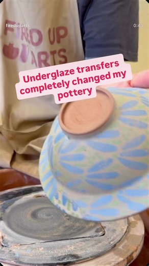 Easy Pottery Design: Underglaze Transfers