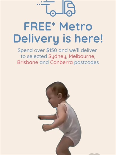 POV: You budgeted for the cot… but forgot about delivery. Us: Don’t worry, we handled it. FREE metro delivery over $150 to selected metro postcodes. One less surprise at checkout. #Boori #NurserySetup #FreeShipping #MumLife