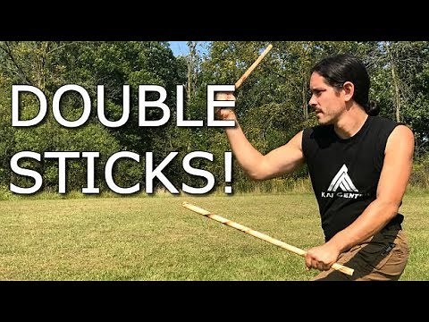 Double Stick Fighting Technique - Filipino Kali Arnis