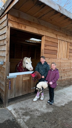 Our Journey | Young Equestrian | Shetland Ponies on Instagram: "An unexpected friendship, one where the same love for one special little pony, has brought them together! 😍🥹🌸 This is the power of horses 🐴🥹 Izzy loaned Puzzle before us, & she was devastated to let him go, but her & Ivy have formed a lovely friendship, & after Izzy came to give Puzzle his Christmas presents, they played for hours, chatting away about our special boy! 💜 how loved is this pony!!!!!!!! ☺️"