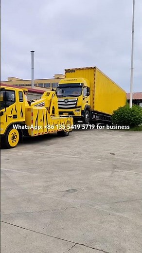 FOTON AUMARK 4x2 6-8 tons Integrated Recovery Wrecker Towing Truck #recoverytruck #roadrescue