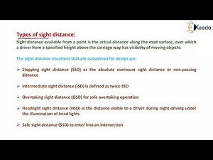 Introduction of Sight Distance - Highway Geometric Design - Transportation Engineering 1