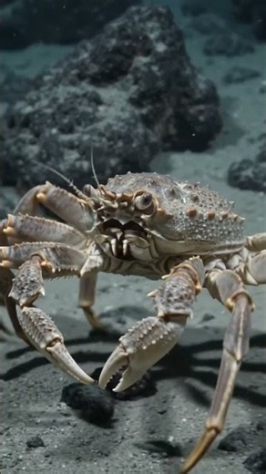 🦀 This Crab Lives in the Darkest Parts of the Ocean! 🌊