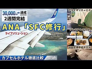 [ANA SFC Training] Completed in 2 weeks! Achieving 30,000 PP by utilizing Life Solutions | A flig...