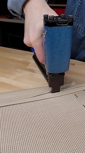 A staple tool in every upholsterer's workshop. ➡️ Sailrite® Long Nose Upholstery Staple Gun: https://bit.ly/3tQlzqm | Sailrite