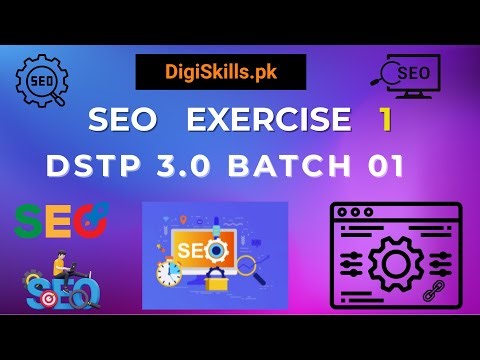 SEO Exercise 1 | DigiSkills DSTP 3.0 Batch 1 | search engine optimization exercise 01 solution