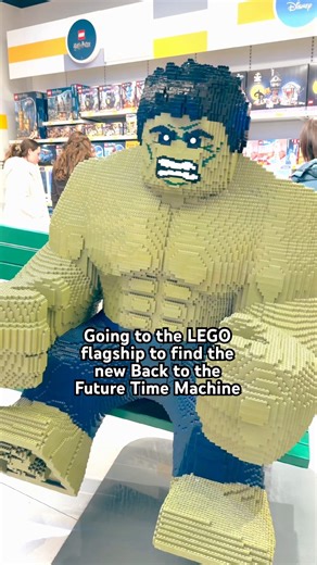 LEGO Flagship store for Back to the Future Time Machine