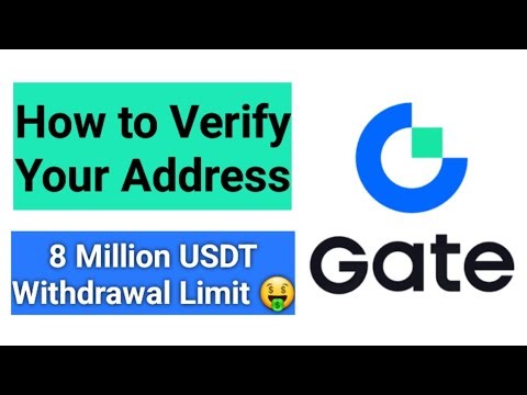 Gate Exchange Address Verification to Increase Withdrawal Limits | Gate.io | Gate.com
