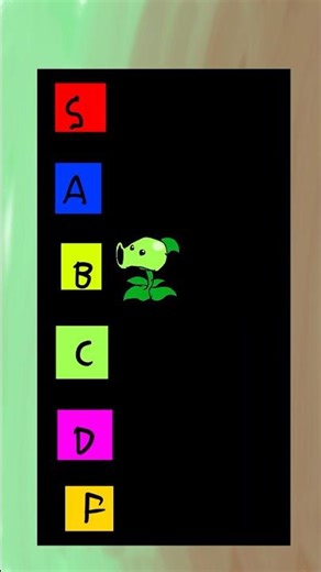 Ranking plants Vs Zombies by taste #animation #PVZ #trending