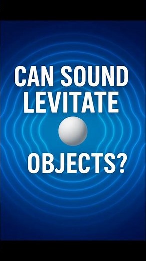 Can Sound Levitate Objects? 🔊🪶 | The Power of Acoustic Waves#ytshorts #shorts #facts