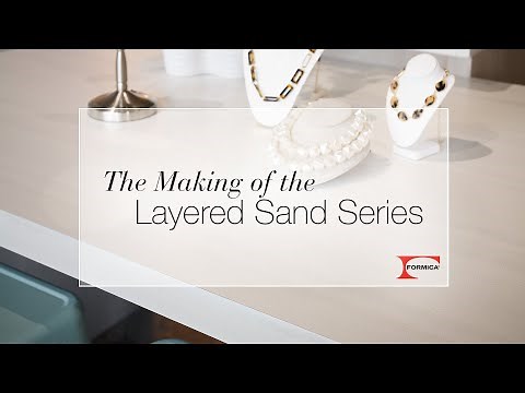 The Making of Layered Sand Pattern