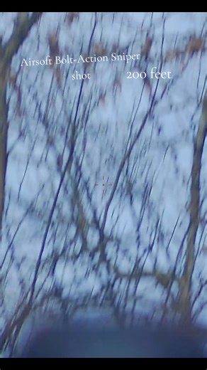 Finally made 200 feet shot with my Airsoft sniper 28 gram bbs Airsoft sniping ain't easy I'm just now finally getting the hang of it it takes lots of practice and precision patience | Austyn White