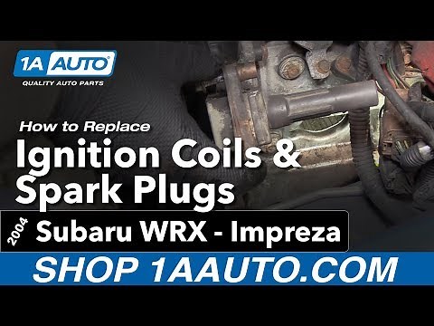 How to Replace Spark Plugs and Ignition Coils 04-07 Subaru Impreza WRX