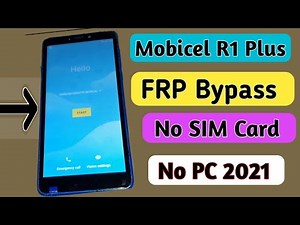 frp Bypass Google Mobicel R1 Plus Android 10 Account FRP Unlock Remove Without PC Solution 2021