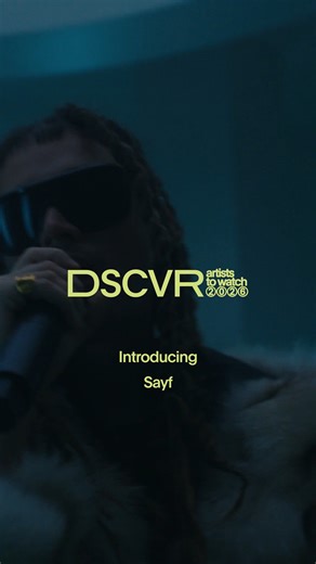 “Before I go on stage I’m so scared, but then, when I start singing, I’m happy. It’s my absolute favorite moment.” Get to know Sayf for #DSCVR Artists To Watch 2026. | Vevo