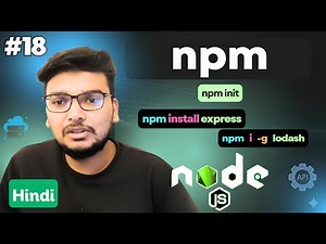 Node.js npm init Explained | Create package.json Step by Step | Part 18