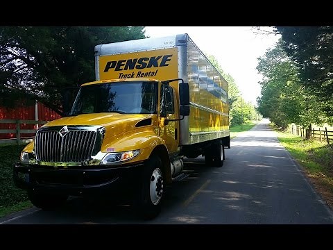 2014 International 4300 Durastar with MaxxForce DT Review Penske