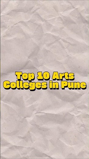 Top 10 Arts Colleges in Pune 🔥 | FYJC Admission 2026