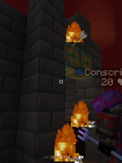 Conscripted experiences fear... #fyp#minecraft #campcraft #notviral #laughter