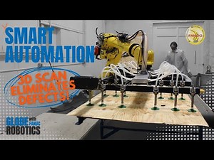 FANUC Robot with 3D Vision for Veneer Defect Sorting