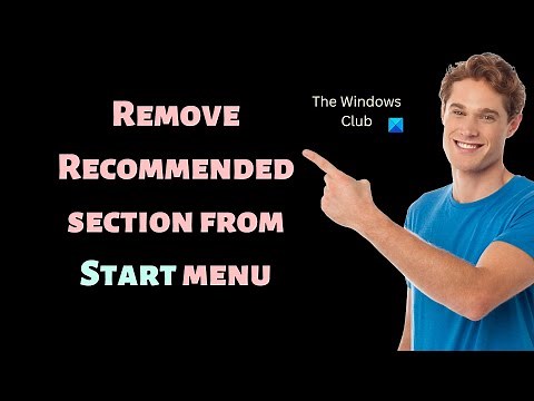 How to remove Recommended section from Start menu in Windows 11