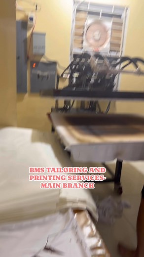 Heat press machine, full sublimation process.👌 | BMS Tailoring and Printing Services- Main Branch