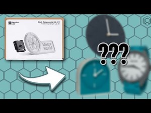 You Can 3D Print Clocks Now? | Bambu Lab Clock Components Kit 011 Unboxing