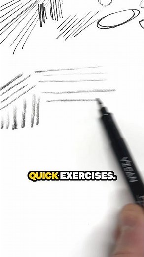 3 Drawing Exercises to Improve Your Skills 🔥 #shorts #howtodraw #drawingexercises
