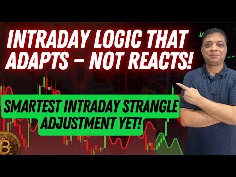 Intraday Strangle Option Strategy That Adapts Smartly | Delta Logic for Safer Trades