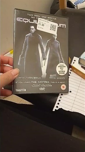 Just finished watching this equilibrium on dvd