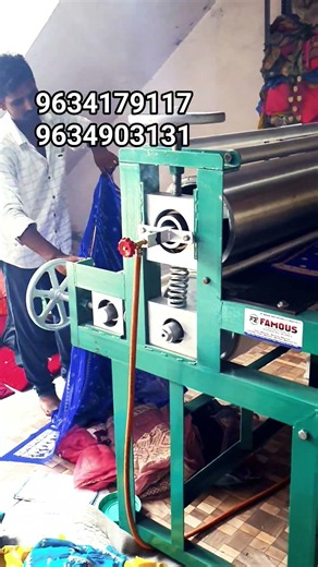 Calendar press machine Textile 9634179117 9634903131