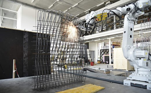 Building curved concrete walls without formwork — Concrete E-Learning Platform | IBK, ETH Zurich