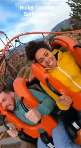 Roller Coaster – Split-Second Survival#SplitSecondSurvival #NearMissThrill #ExtremePOV