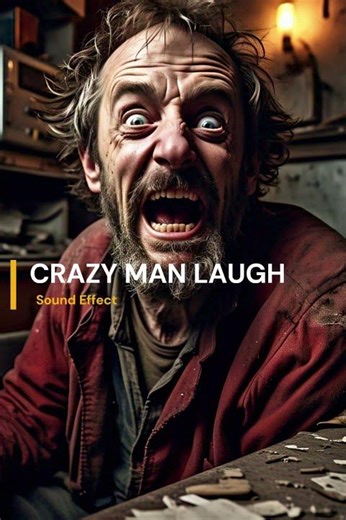 CRAZY MAN LAUGH Sound Effect | Evil Maniacal Laughter | Free Sound