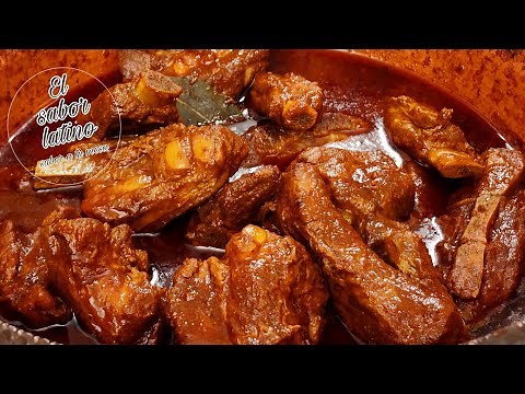 🔴How to Make the Best!! Pork Ribs in Sauce 🌶-The Latin Flavor