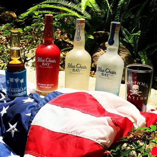 Celebrating the 4th of July with some @Blue Chair Bay Rum! | Welcome To The Sandbar