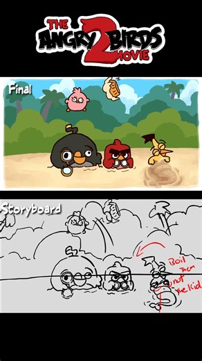 Animation process of The Angry Birds Movie 2 Recap