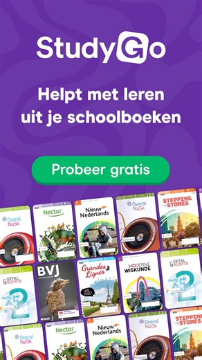 Nog niet gestart? Met StudyGo leer je sneller & slimmer. Ga ervoor! 💡 | StudyGo