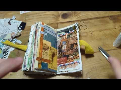 Quick & Easy Collage | Finishing a Page in My Small Art Journal