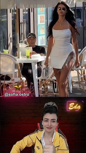 🔥 The Woman Turns Heads in This Eye Catching White Mini! #streetstyle #shorts