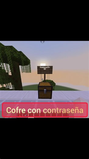 Cofre con contraseña con un comando 🔒🔑 #minecraft #minecrafttutorial #shorts