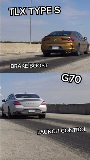 Acura TLX Type S vs Genesis G70 DRAG RACE
