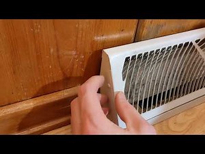Remove Baseboard Diffuser Heater Vent