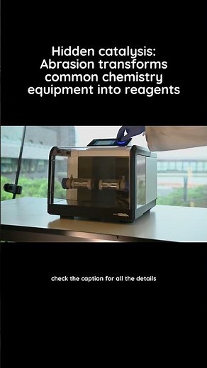 Abrasion from grinding equipment releases metals that drive key reactions in mechanochemistry