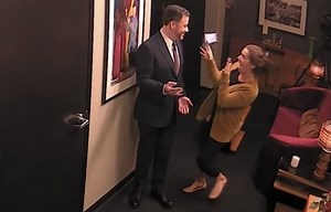 Lol: Jimmy Kimmel Pranks His Staff With A Wax Figure Of Him!