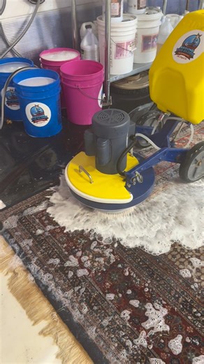 There’s something oddly calming about the process… scrubbing, rinsing, and watching all that dirt just disappear. The ultimate cleaning therapy. 🫧 | ATC Rug Washing & Specialty Cleaning Services