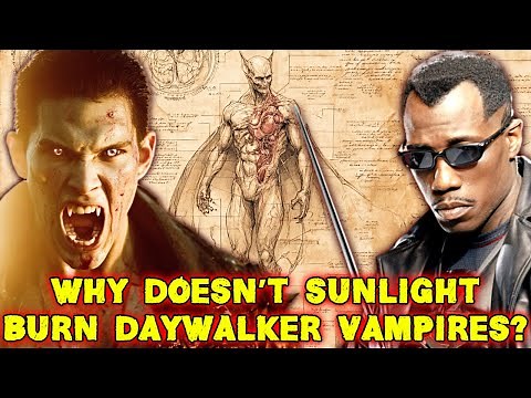 Daywalker Vampires Origins + Anatomy - Why Don't They Burn In Open Sunlight Like Other Vampires?