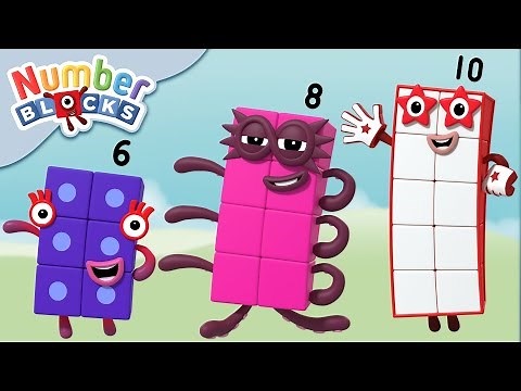 ‪@Numberblocks‬- #BacktoSchool | Math Problem Solving with Numbers 6-10 | Learn to Count